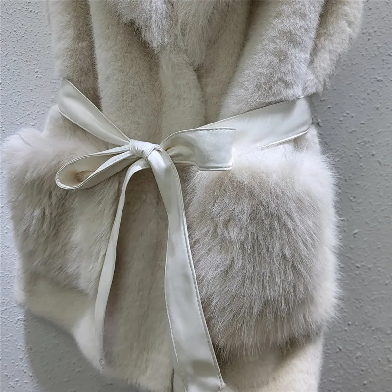 Women Faux Fur Vest Coats Jackets Turn Down Collar Vests Coat Thick Warm Y2k Streetwear Jacket Elegant Sleeveless Autumn Winter