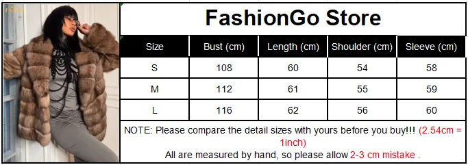 Fashion Fluffy Faux Fur Coat Women Lapel Long Sleeve Loose Pleated Jackets New Winter Warm Female Chic High Street Outerwear