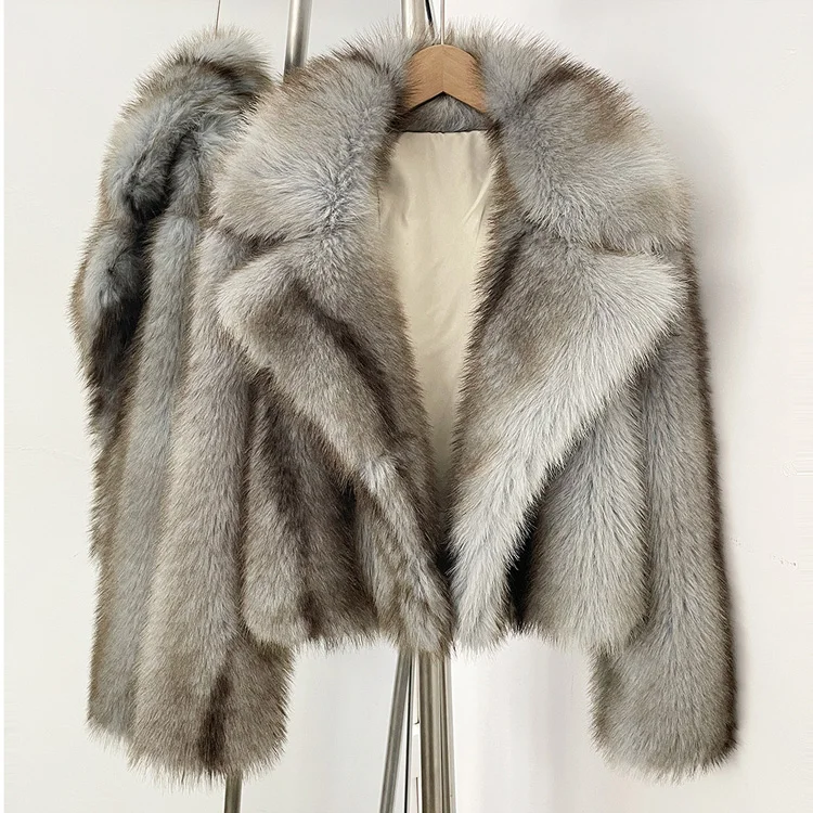 Mumaroho 2026 Winter Autumn Women Faux Fur Jacket Coat Striped Long Sleeve Thick Warm Outwear Fluffy Coat For Women
