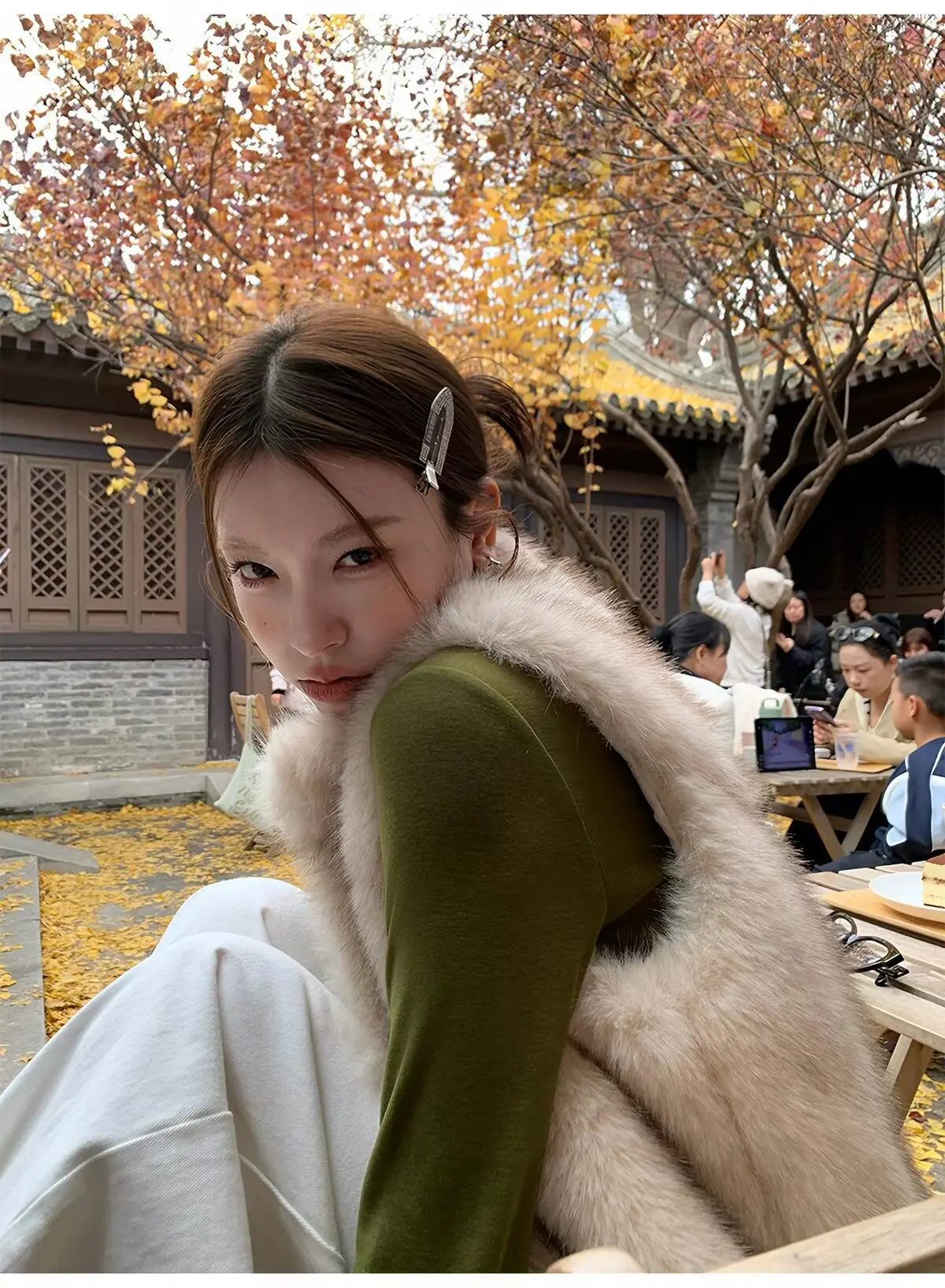 Women Faux Fur Short Coats Jackets Stand Collar Sleeveless Coat Thick Warm Y2k Streetwear Jacket Elegant Outerwear Autumn Winter