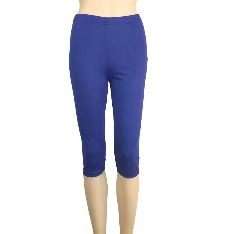 High Waist Push Up Fitness Leggings Crop Wide Waistband Cycling Short Leggings Workout Jogging For Women Training Leggings