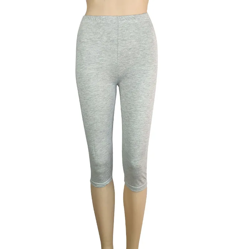 High Waist Push Up Fitness Leggings Crop Wide Waistband Cycling Short Leggings Workout Jogging For Women Training Leggings