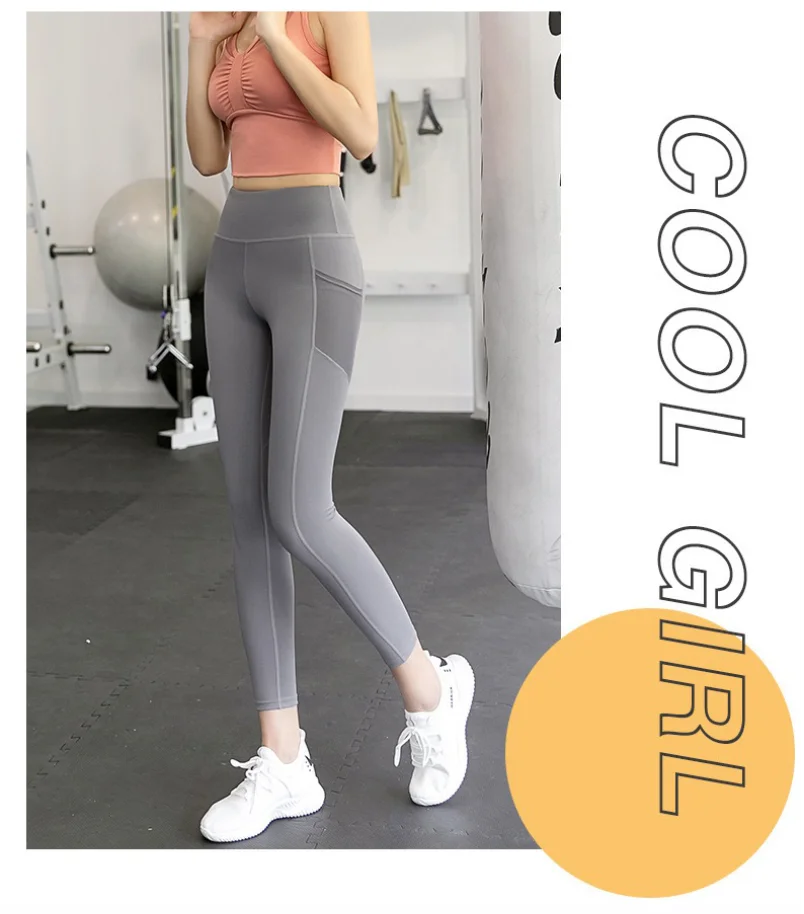 YOTEE hyperflex Seamless Yoga Pants Leggings Fashion Pocket Stretch Gym Running Wear Sportswear Track And Field Leggings