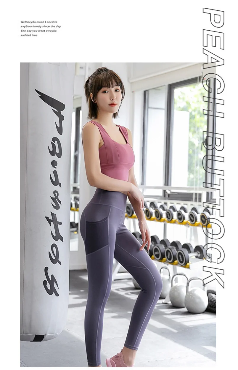 YOTEE hyperflex Seamless Yoga Pants Leggings Fashion Pocket Stretch Gym Running Wear Sportswear Track And Field Leggings