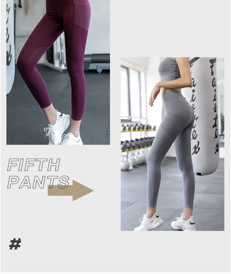 YOTEE hyperflex Seamless Yoga Pants Leggings Fashion Pocket Stretch Gym Running Wear Sportswear Track And Field Leggings