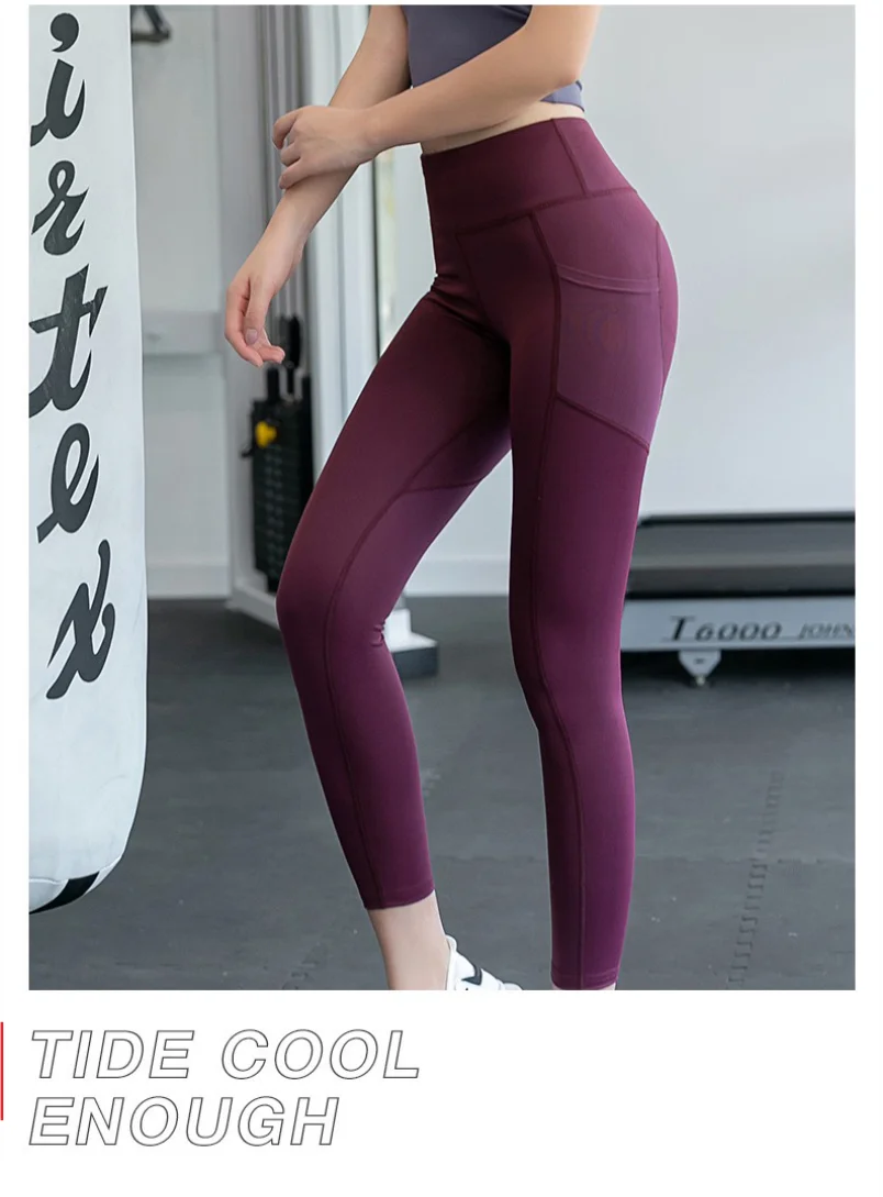 YOTEE hyperflex Seamless Yoga Pants Leggings Fashion Pocket Stretch Gym Running Wear Sportswear Track And Field Leggings
