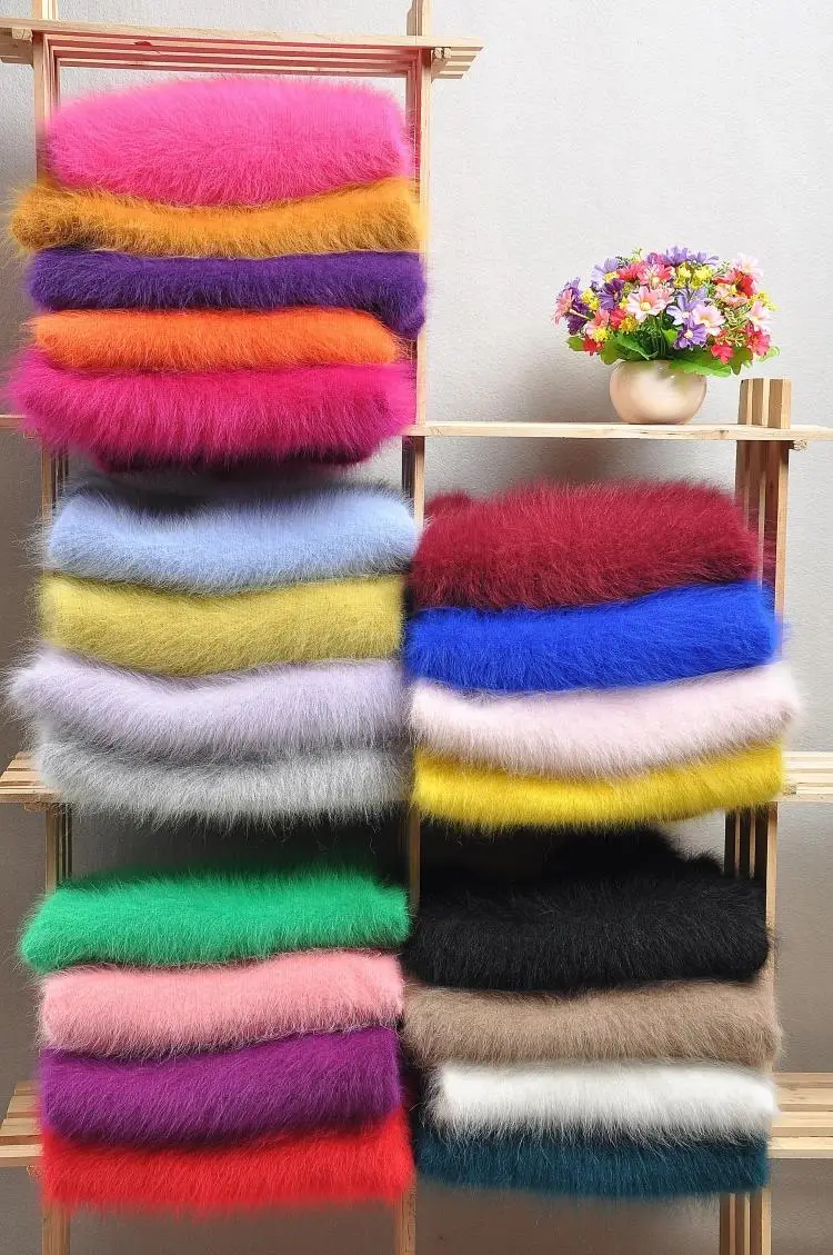 Ladies Women Autumn Winter Hairy Warm Angora Rabbit Hair Knitted Mink Cashmere Underwear Trousers Thernal Leggings Pants