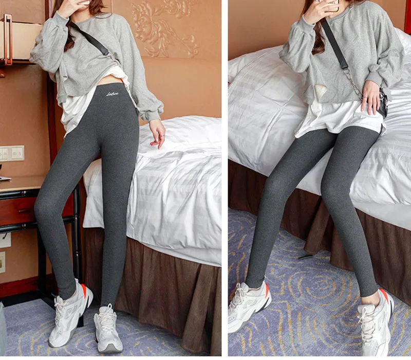 New Thickened Lamb Wool Leggings Women Autumn Winter High Waist Plus Velvet Keep Warm Pants Sexy Skinny Stretch Knitted Leggings