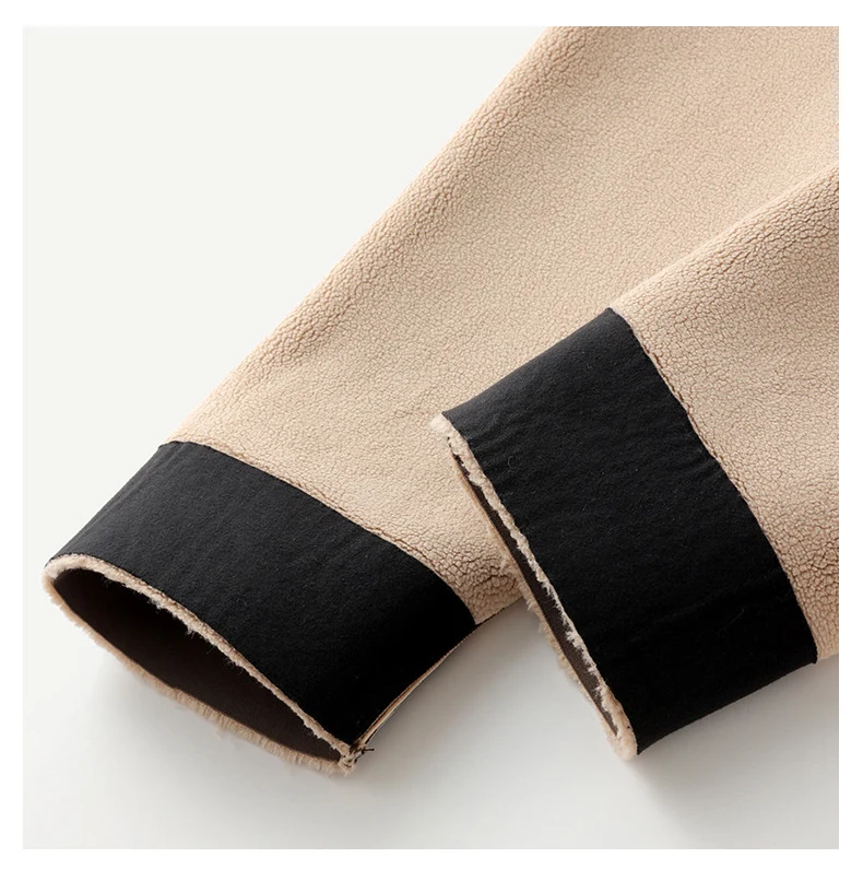 BIVIGAOS New Autumn Winter Alpaca Velvet Shark Leggings Women Thick Warm Leggings High Waist Seamless Slim-Fit Thermal Pants