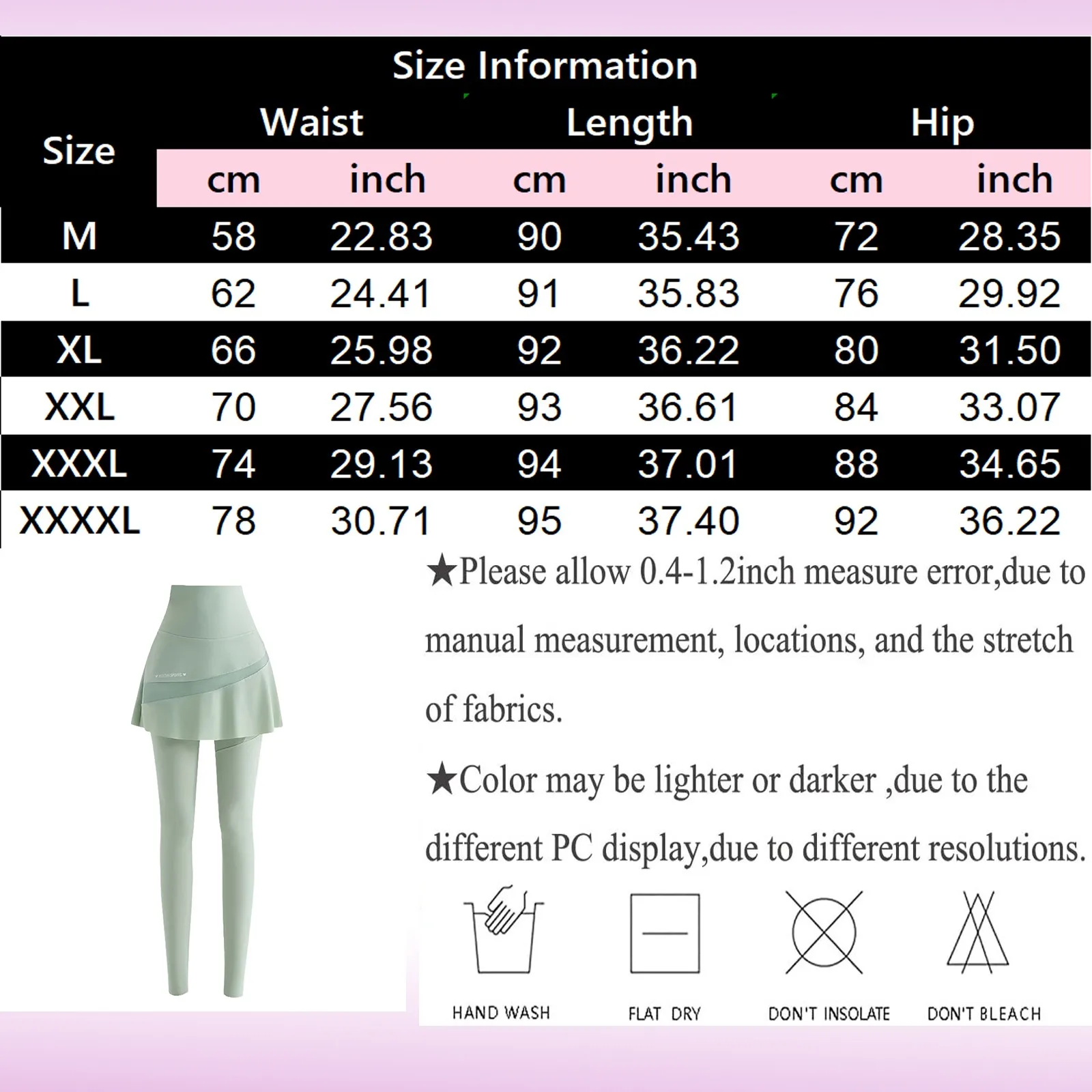 Women Fake Two-Piece Leggings Seamless High Waist Butt Lifting Fitness Gym Skirt Leggings Women Yoga Pants Sport Trousers