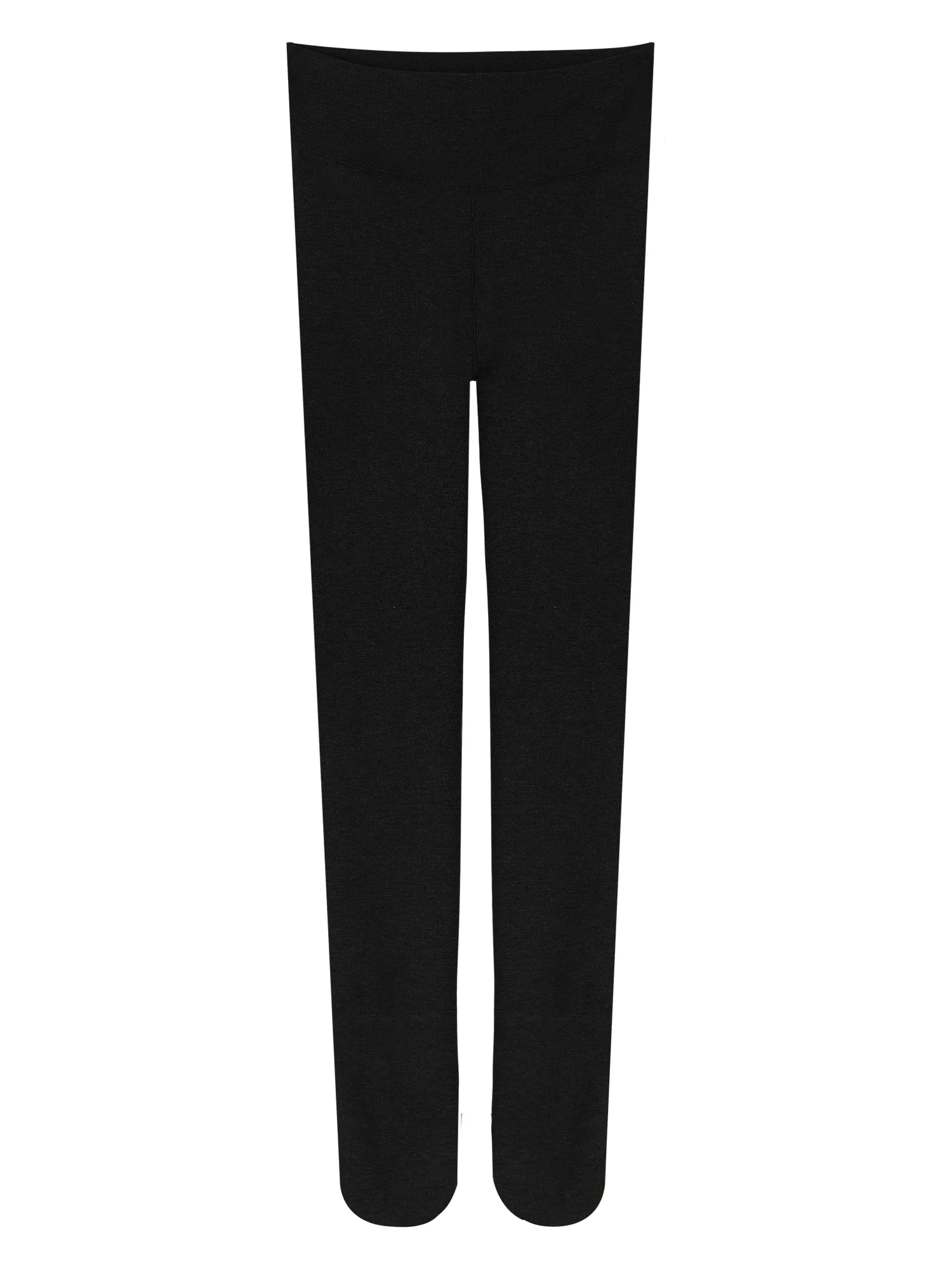 ZIQIAO Seamless 300g Women High Waist Tights Thick Solid Color Stretch Leggings Winter Warm Opaque Hosiery for Daily Wear