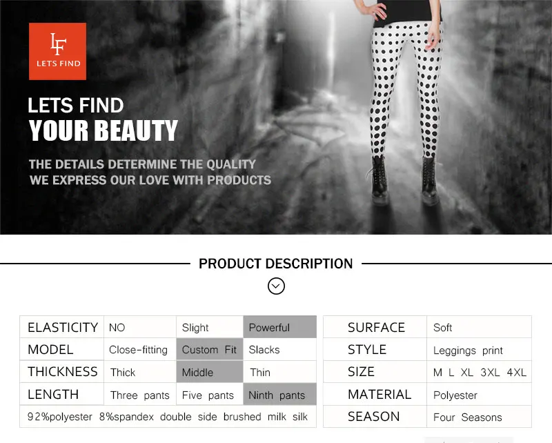 LETSFIND Brands Summer Women Black Leggings Aztec Printing Sexy High Waist High Elastic Milk Silk Fitness Leggings
