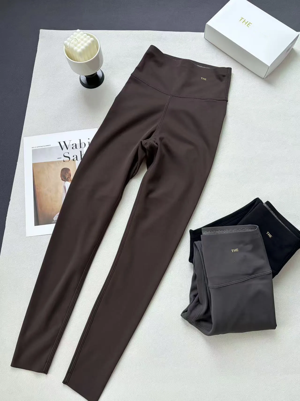 Fashion Women Elastic Tight Hip Lifting Sports Yoga Pants Lady High Waist Butt Lifting Baroque Slim Pant Leggings Autumn Winter
