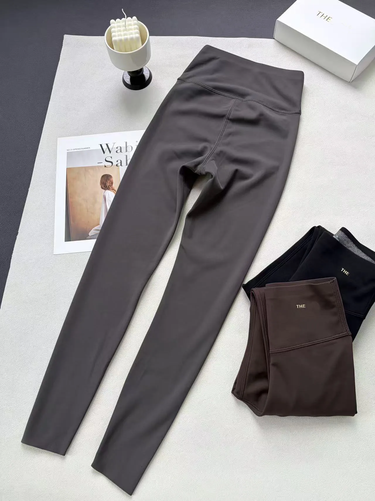 Fashion Women Elastic Tight Hip Lifting Sports Yoga Pants Lady High Waist Butt Lifting Baroque Slim Pant Leggings Autumn Winter