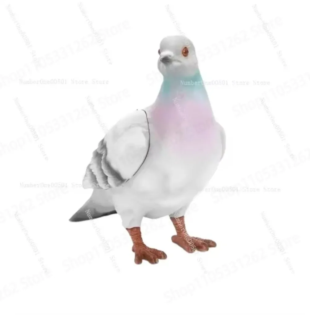 Pigeon Clutch Bag Creative Fun Casual Versatile Bag Home Decoration Ornaments Resin Material