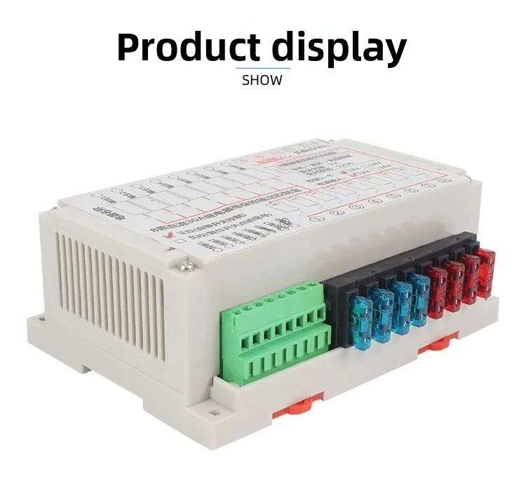 12V 8 Way Fuse Relay Box with 8 5-Pin Relays 30A for RV Camper Car Truck Boat