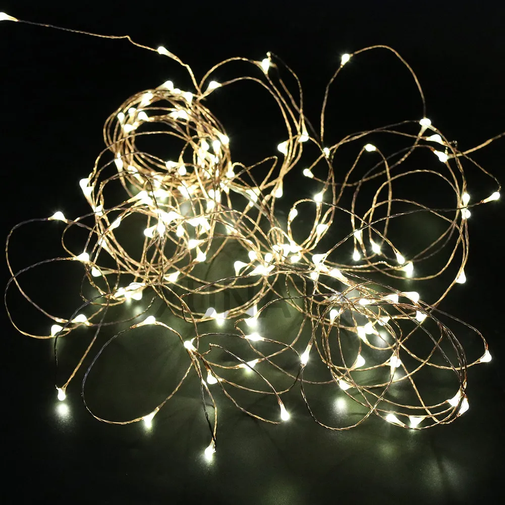 12V Fairy Light Party Wedding Holiday Decoration EU/US/AU/UK Switch Plug Silver Copper Wire Xmas Lamp Christmas Lights 10m 20m