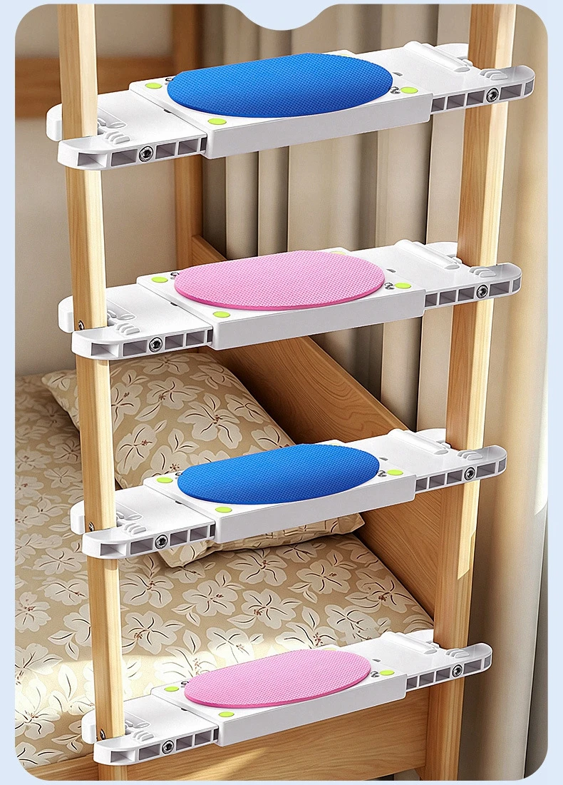 Bunk Bed Ladder Pad Non Slip Ladder Feet Foam Pad Easy to Install Professional Soft Comfort for Kids Bunk Bed Ladder Steps Cover