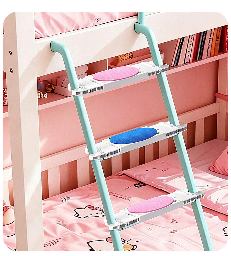 Bunk Bed Ladder Pad Non Slip Ladder Feet Foam Pad Easy to Install Professional Soft Comfort for Kids Bunk Bed Ladder Steps Cover
