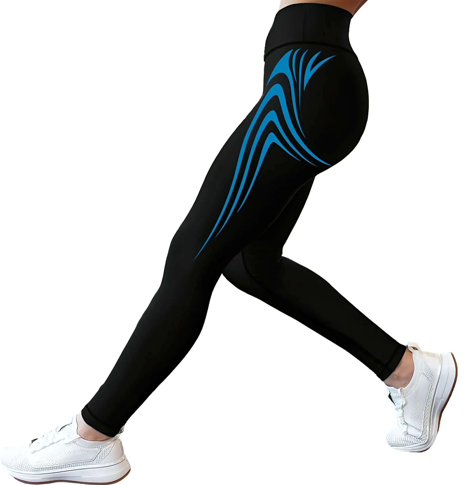 Women Hip Lifting Cropped Leggings Tight Fit Running Fitness Sports Pants Daily Streetwear Minimalist Chic Ladies Activewear