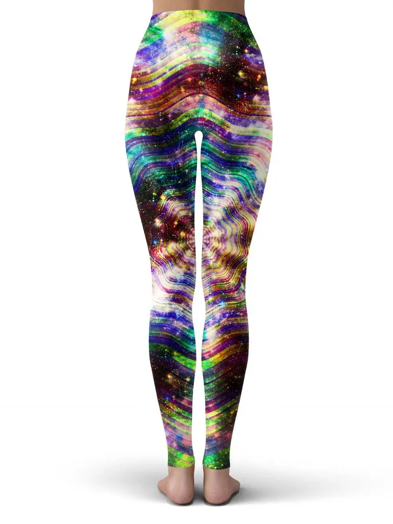 colorful psychedelic Style Fashion Women Leggings Fashion 3D Printed Paint Leggings Sexy Elastic Female Skinny Leggings DDK24