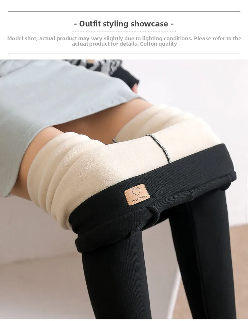 Women Winter Fleece Lined Leggings High Waist Pockets Thermal Thick Warm Slim Pants Woman Clothing Leggins