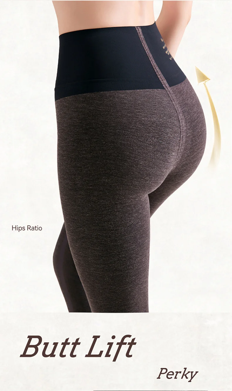 BIVIGAOS New Autumn Winter Cashmere Thickened Matte Sharkskin Leggings Women Slim Tight Fit High Waist Sports Warm Yoga Leggings
