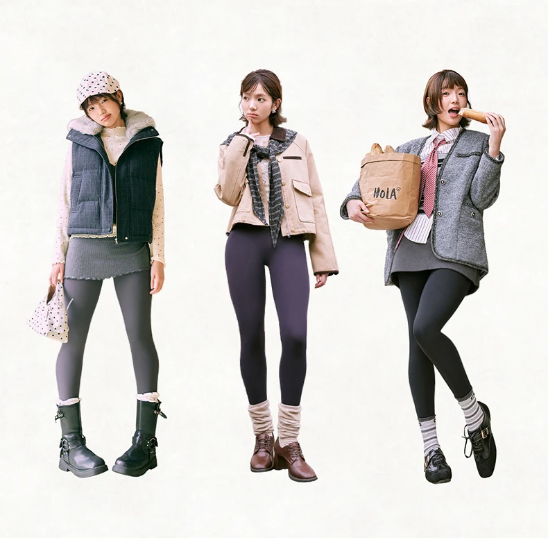 BIVIGAOS New Autumn Winter Cashmere Thickened Matte Sharkskin Leggings Women Slim Tight Fit High Waist Sports Warm Yoga Leggings