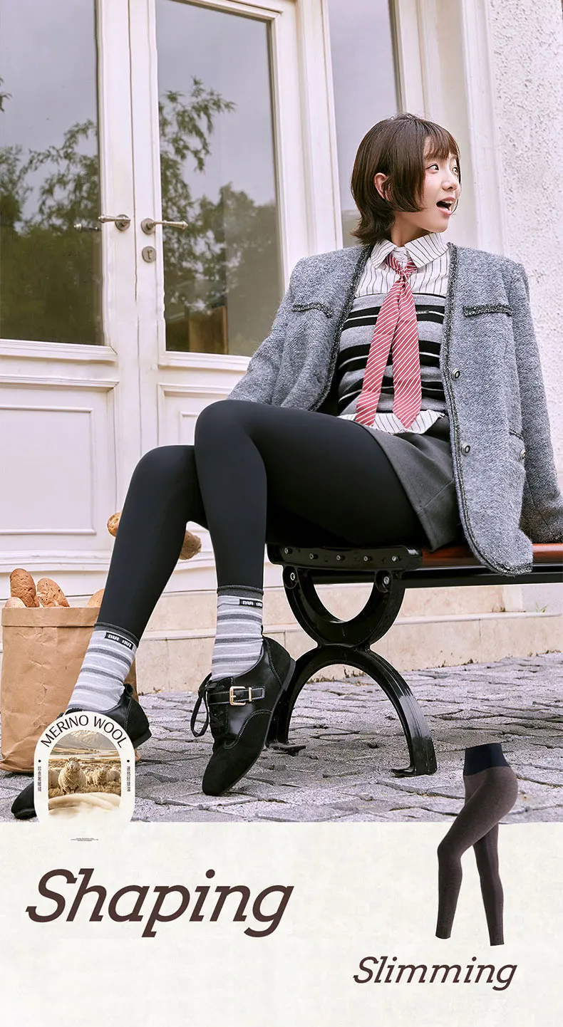 BIVIGAOS New Autumn Winter Cashmere Thickened Matte Sharkskin Leggings Women Slim Tight Fit High Waist Sports Warm Yoga Leggings