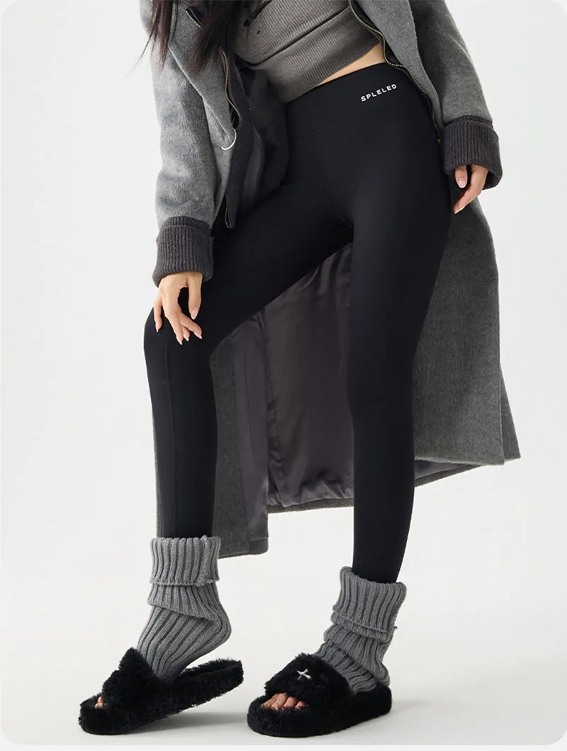 Autumn Winter Slim Seamless Foot Pants Women Korean Fashion High Waist Sharkskin Leggings New Fitness Sport Body Shape Leggings