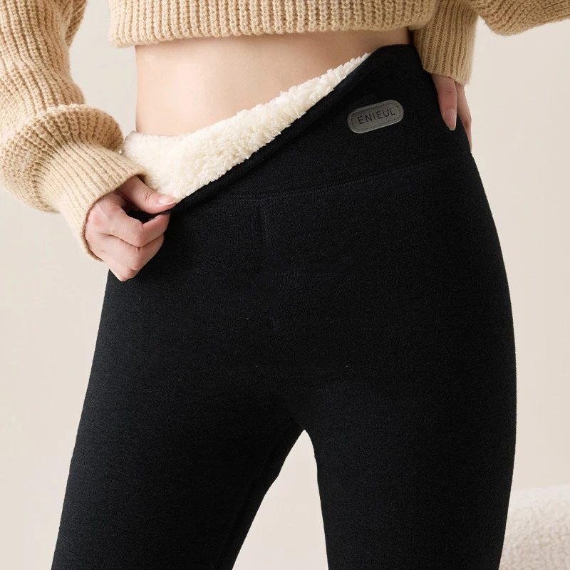 Autumn Winter High Waist Tights Thermal Pants Women Warm Thicken Plush Leggings Woman Slim Elasticity Fleece Leggings Female
