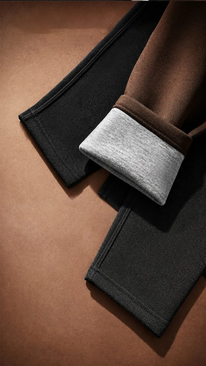 BIVIGAOS New Autumn Winter Acrylic Modal Thickened Leggings Women High Waist Tight Fitting Slim Cashmere Warm Leggings
