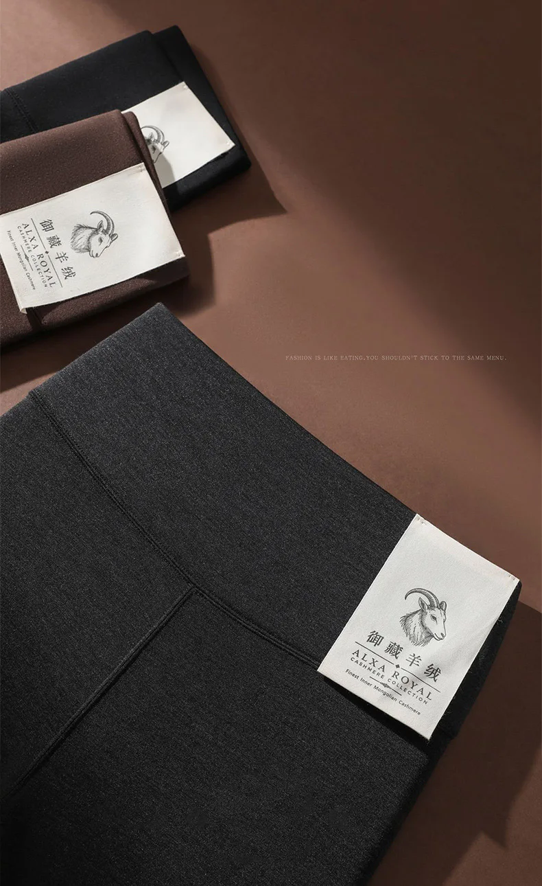 BIVIGAOS New Autumn Winter Acrylic Modal Thickened Leggings Women High Waist Tight Fitting Slim Cashmere Warm Leggings