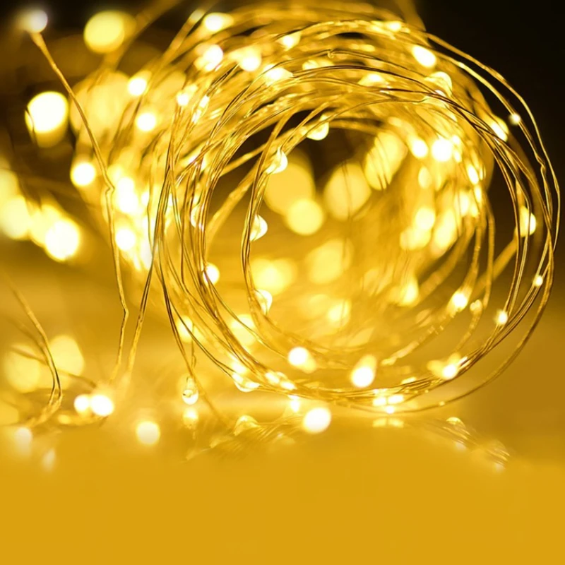 Solar LED Light Outdoor Waterproof Fairy Lights String Christmas Halloween Decoration Festoon Garden Led Lamp Party Supplies