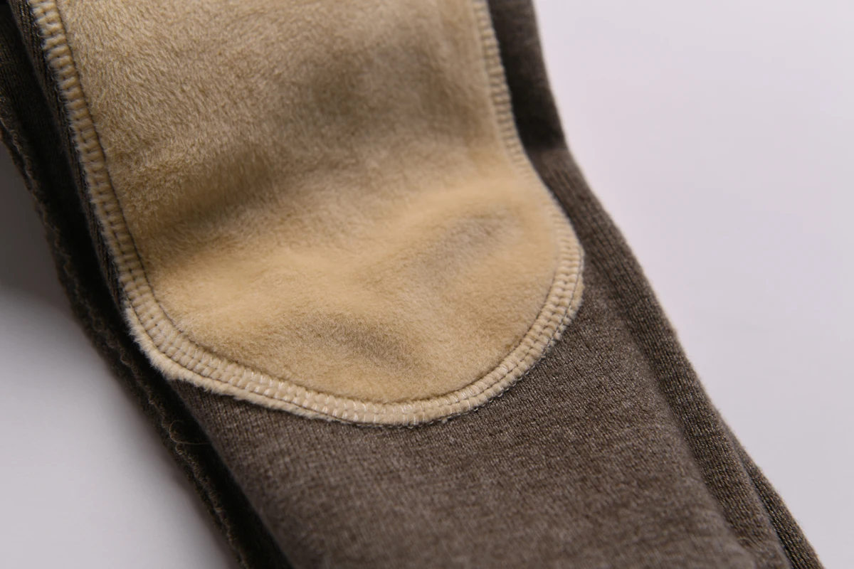 Pants Women Autumn Winter High-Waist Cashmere and Wool Leggings Long Elastic Ladies Pant Woman Trousers Knitted Thickening Pants