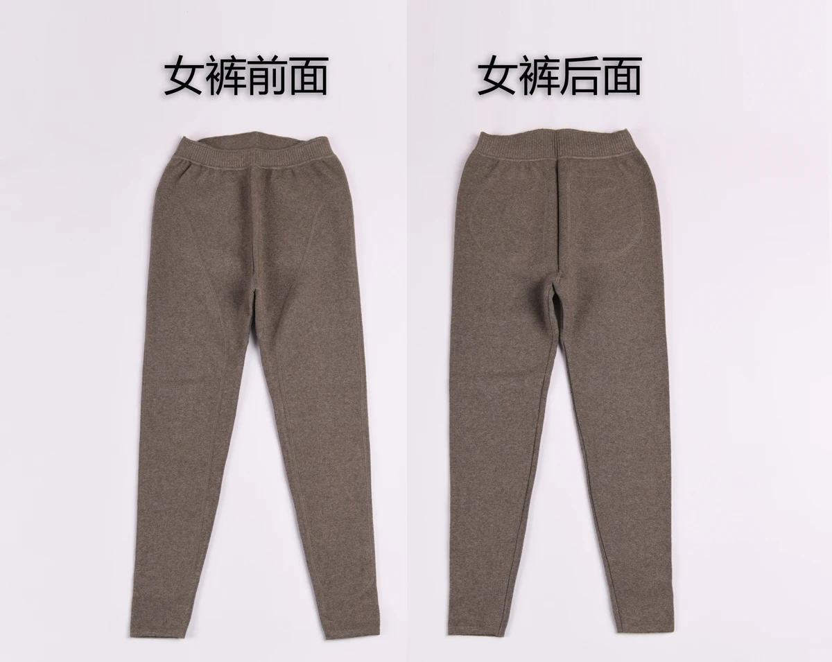 Pants Women Autumn Winter High-Waist Cashmere and Wool Leggings Long Elastic Ladies Pant Woman Trousers Knitted Thickening Pants