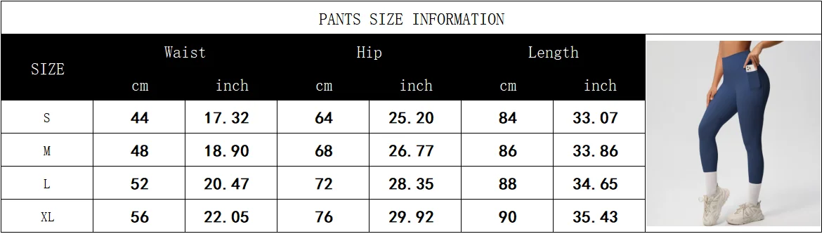 High Waist Women's Leggings Stretch Yoga Pants Tights With Pockets Push Up Fitness Running Sportswear Solid Color Pants
