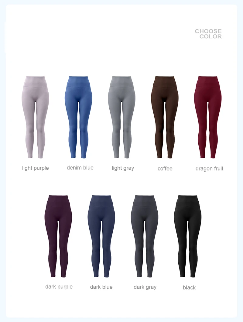 BIVIGAOS Spring Summer New Nylon Naked Feeling Yoga Pants Women High Waist Elastic Seamless Back Pocket Sports Fitness Leggings