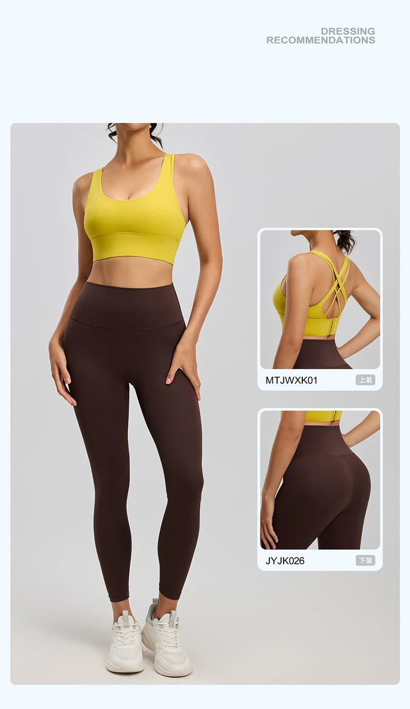 BIVIGAOS Spring Summer New Nylon Naked Feeling Yoga Pants Women High Waist Elastic Seamless Back Pocket Sports Fitness Leggings