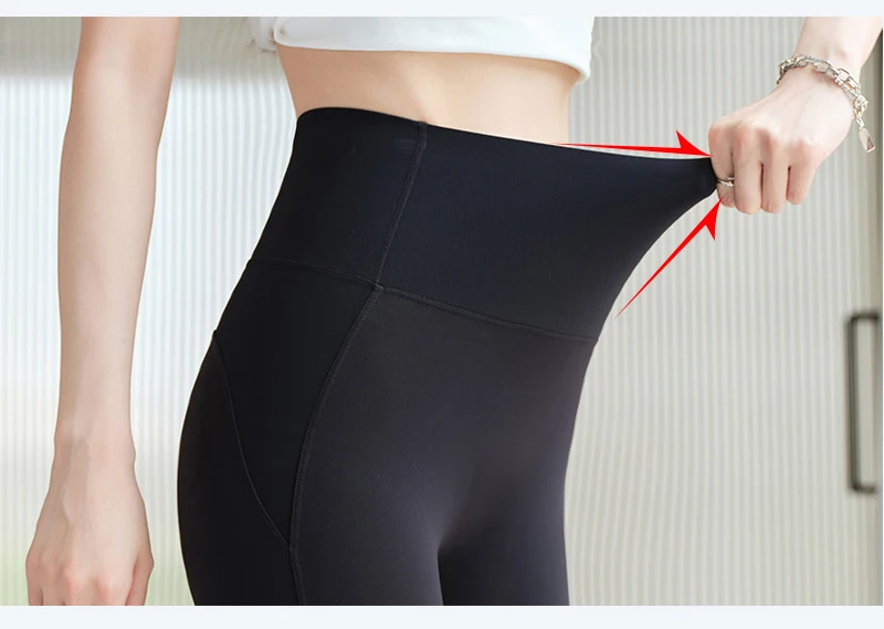 BIVIGAOS Autumn Spring New Sharkskin Sport Leggings Women High Waisted Butt Lifter Tight Fitting Fitness Yoga Push Up Leggings