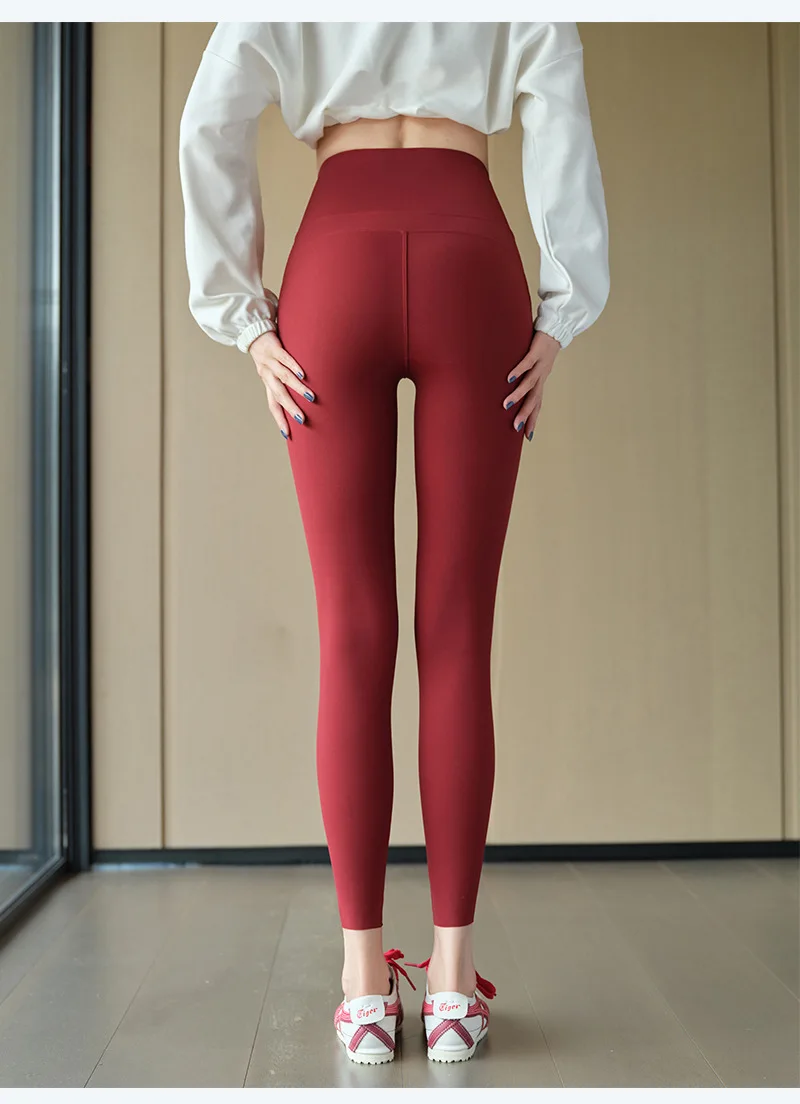 BIVIGAOS Autumn Spring New Sharkskin Sport Leggings Women High Waisted Butt Lifter Tight Fitting Fitness Yoga Push Up Leggings