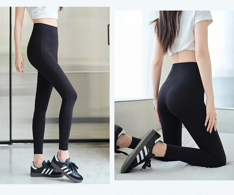 BIVIGAOS Autumn Spring New Sharkskin Sport Leggings Women High Waisted Butt Lifter Tight Fitting Fitness Yoga Push Up Leggings