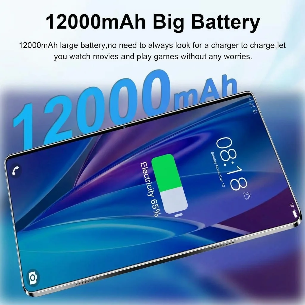 16GB 1TB 2026 Global New 10.36 inch tablet Android 13 Pad   10 core2 4K HD 5G WIFI Bluetooth 12000mAh tablets