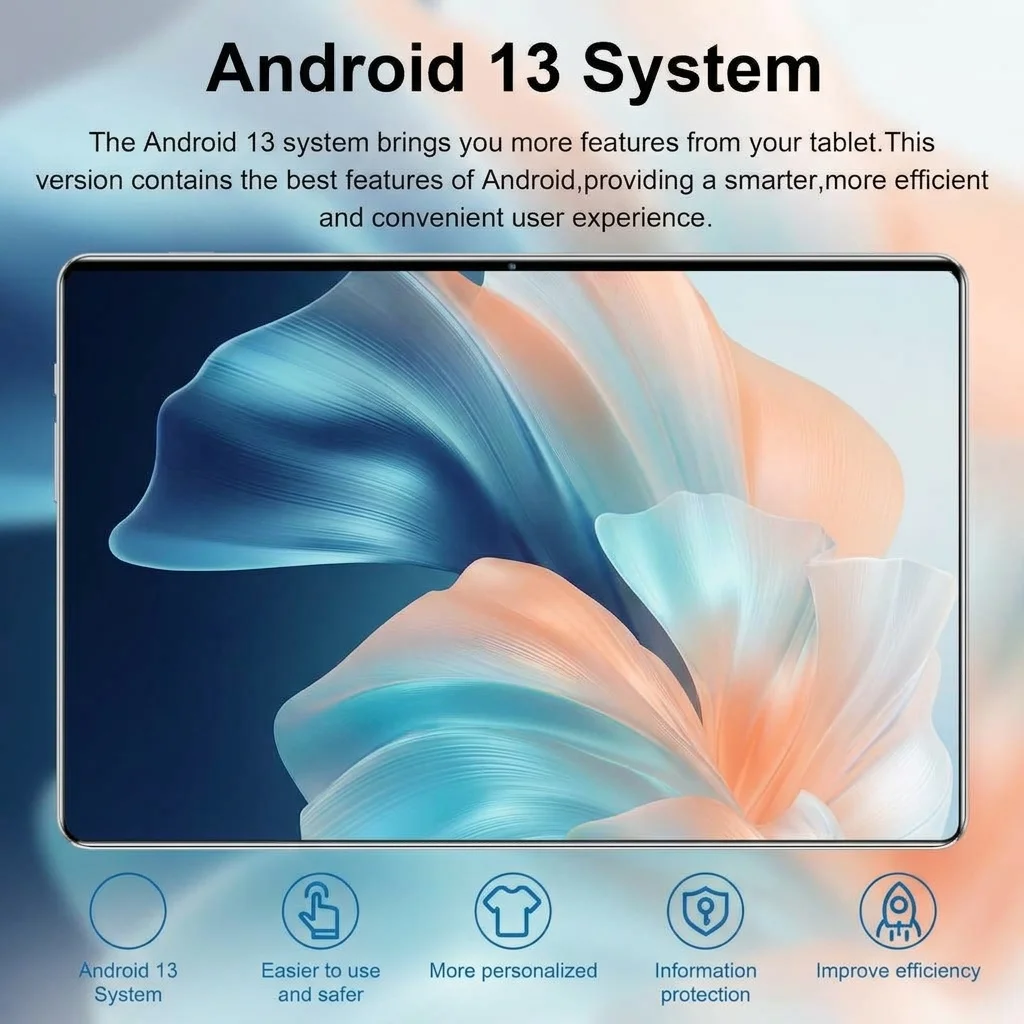 16GB 1TB 2026 Global New 10.36 inch tablet Android 13 Pad   10 core2 4K HD 5G WIFI Bluetooth 12000mAh tablets