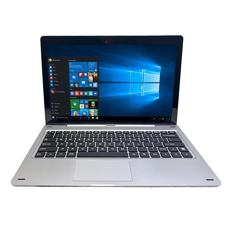 Q1 11.6" Windows 10 Tablet With Docking Keyboard 32-bit 3735G CPU 2GB+64GB Quad Core Dual Camears 9000mAh 1*HD-MI Port