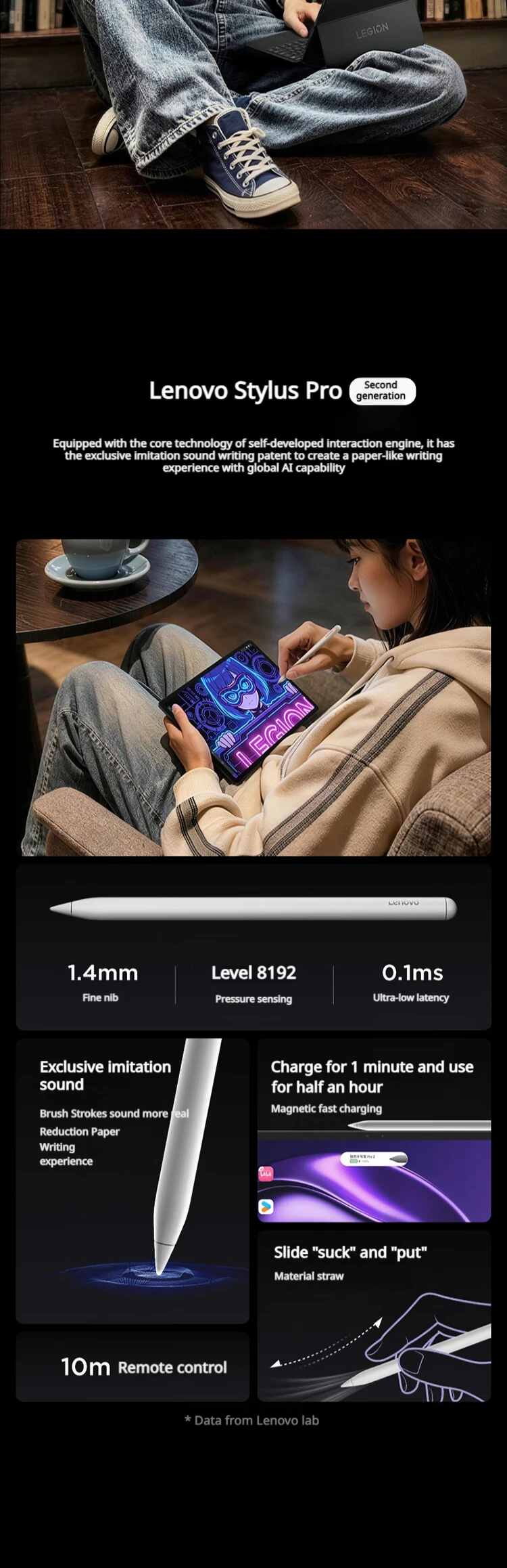 Original Lenovo Legion Y900 13 TB522FU Gaming Tablet 13 Inch 4K 144Hz LCD Snapdragon 8 Elite 12700mAh Android 16 WiFi Tablet PC