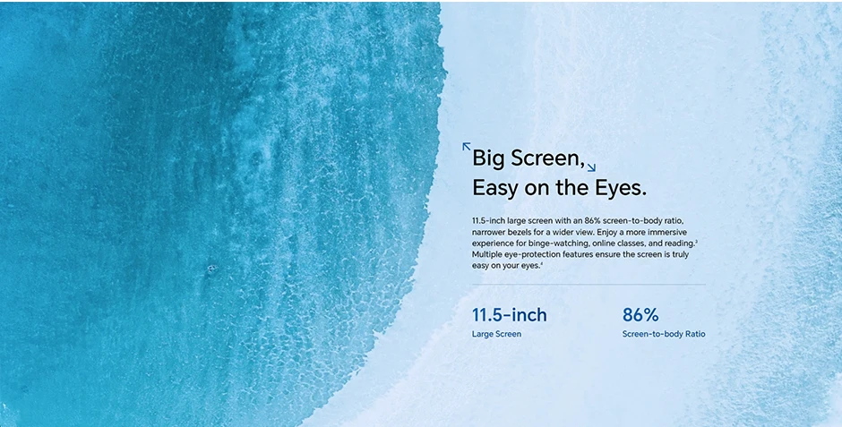 HONOR Pad X9a, 11.5″ 120Hz 2.5K HONOR Fullview Display,EU Version Tablet, 8300mAh Battery, Slim Metal Body, Four Speakers,Android WIFI Tablet,Gray-New