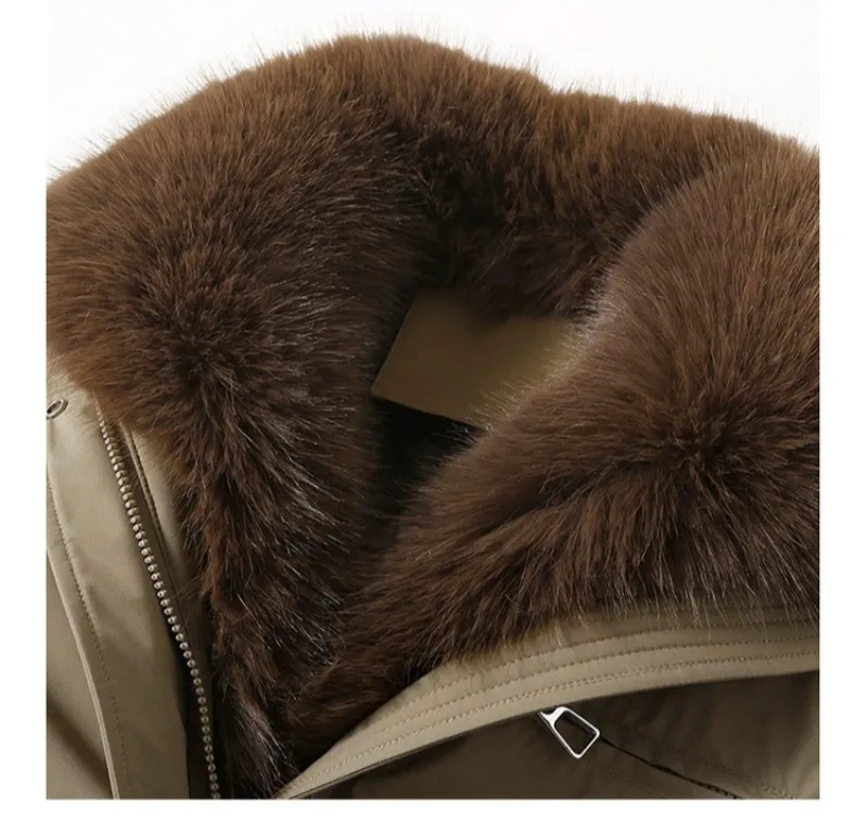 Parkas Women Winter Jacket New Big Fur Collar Pie Overcome Ladies Cotton Clothes Thicke Warm Cotton Padded Jacket Coat Outerwear
