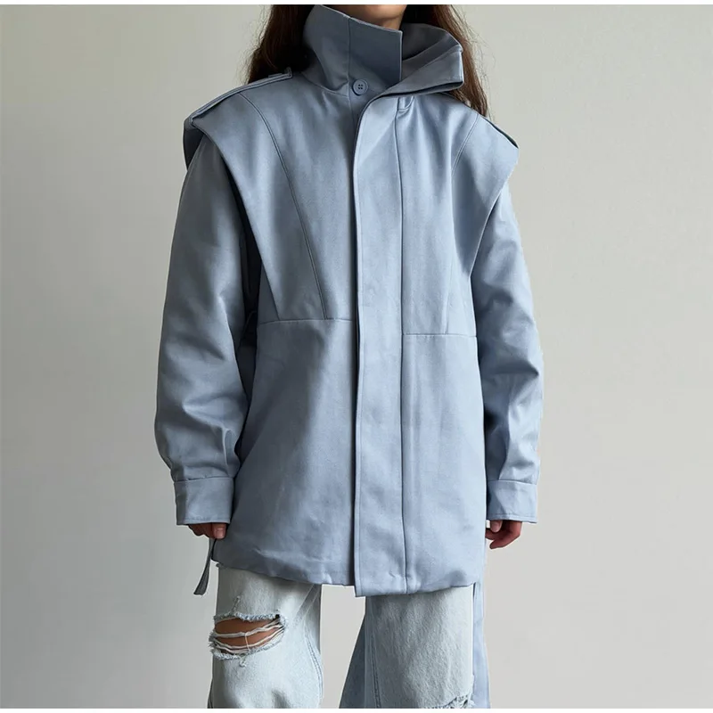 Women Kimono Style Padded Coat Lapel Collar Waist Belt Loose Mid‑Length Warm Cotton Jacket Casual Ladies 2026 Winter Outerwear