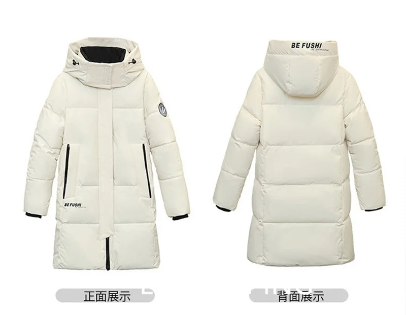 2026 New Winter Jacket Women Parka Fashion Hooded Thick Warm Long Down Cotton Coat Parkas Female Casual Outwear Overcoat Ladies